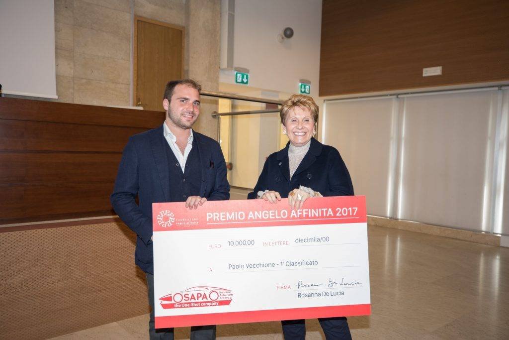 1° PREMIO pari a € 10.000: Paolo Vecchione, con la tesi: “Laminati compositi autorinforzati a base di poliammidi”